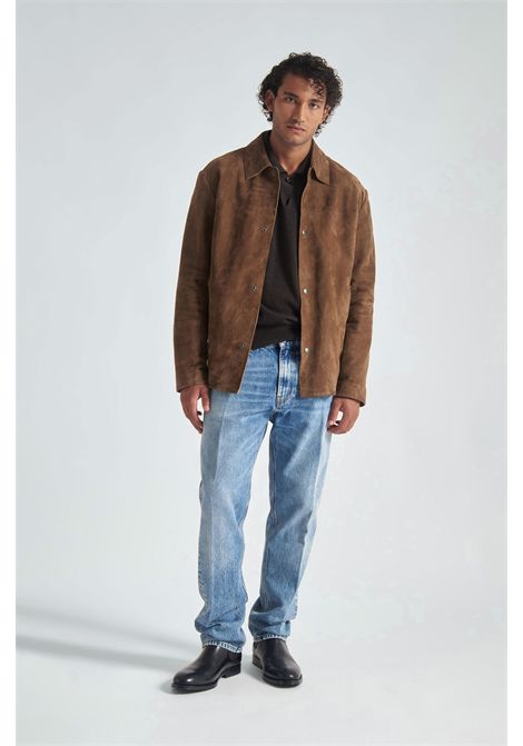 Grifoni Jeans Casey Carrot Fit in Denim di Cotone Blu Uomo GRIFONI | Jeans | G6AC0030DAYLIGHT BLUE
